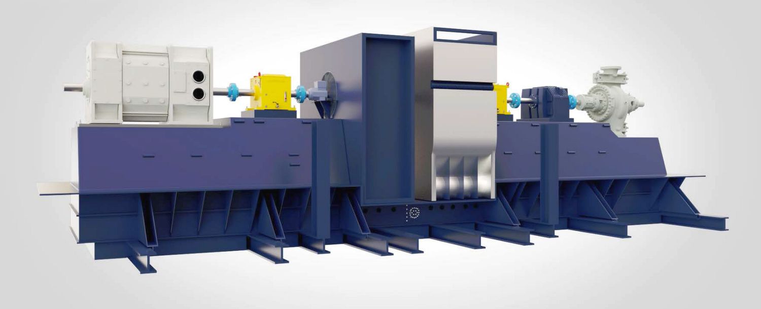 multi-motor system with RINGSPANN housing freewheels